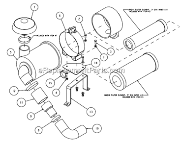 Page D Diagram and Parts List for MK-4030KB  MK Diamond Concrete Saw